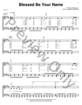 Blessed Be Your Name piano sheet music cover